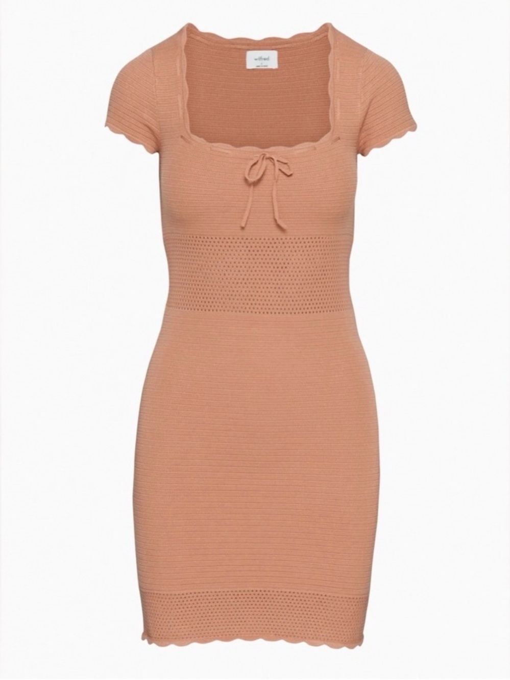 Aritzia Wilfred Knit Summer Reception Dress